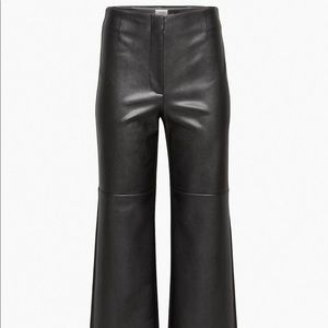 aritzia sloanne leather pants